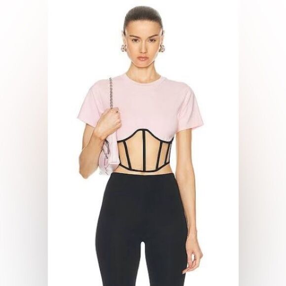 RtA Tops - NWT RtA Angelo Top in Festive Pink
